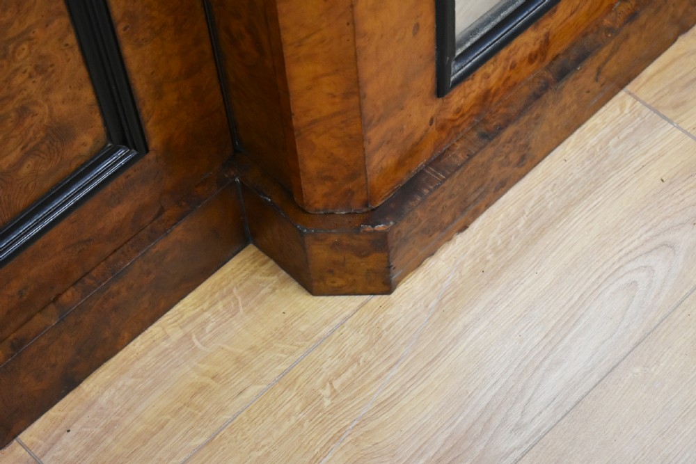 19th Century Victorian Burr Walnut Wardrobe View XII