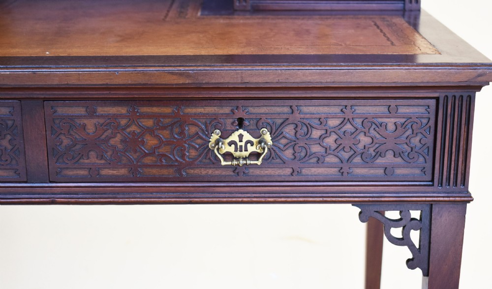 Edwardian Mahogany Writing Table View V