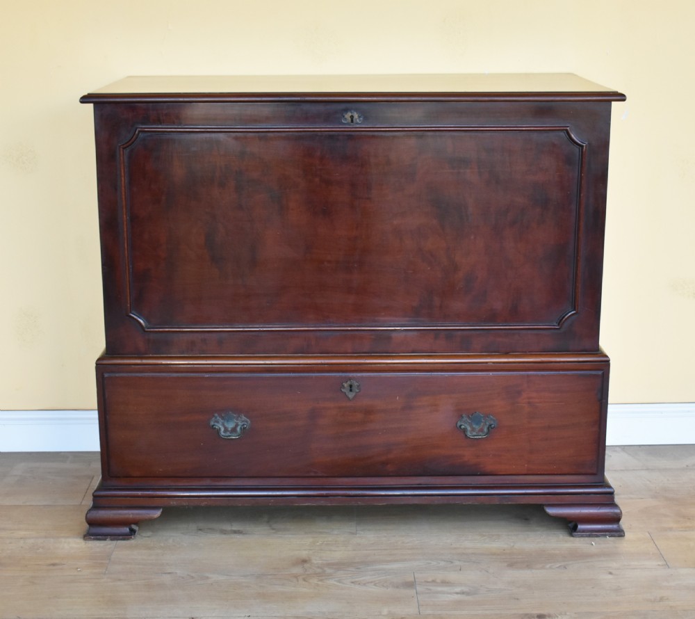 George III Mahogany Silver Chest by T Wilson