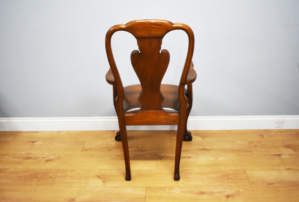 20th Century Queen Anne Style Armchair View VIII