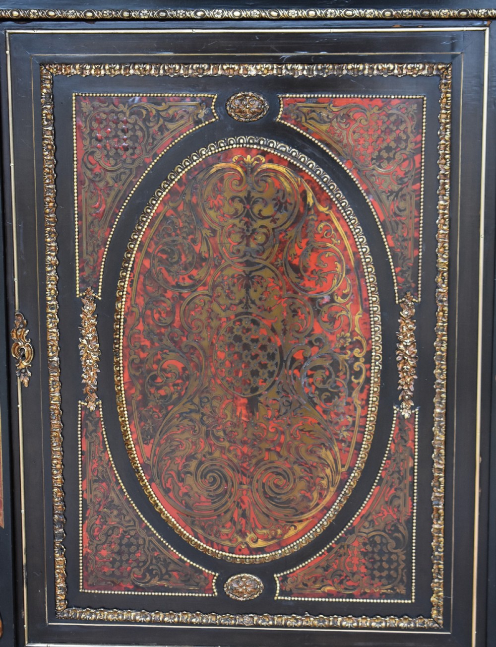 19th Century Victorian Boulle Pier Cabinet View III