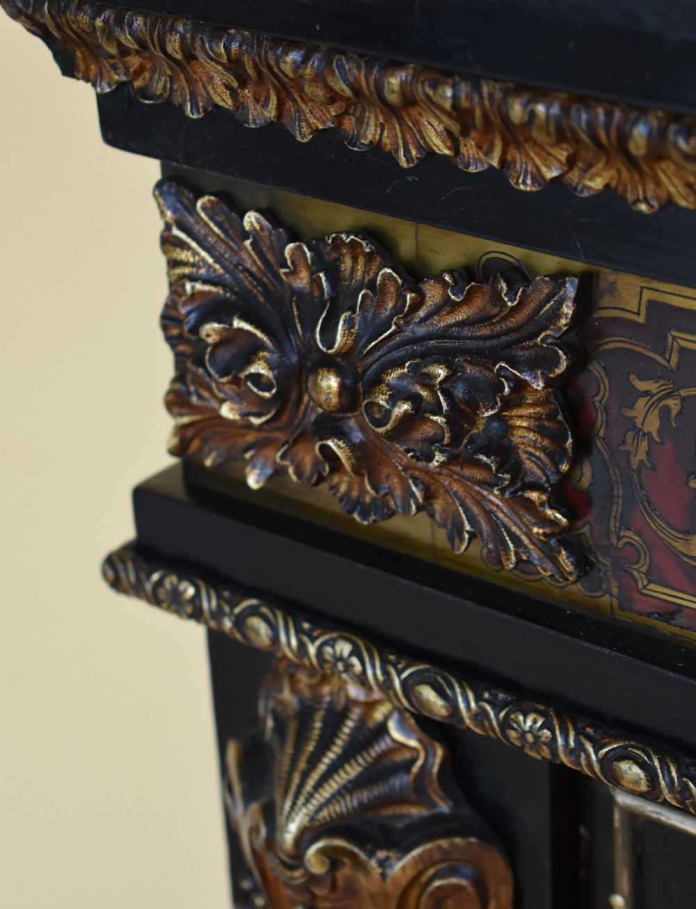 19th Century Victorian Boulle Pier Cabinet View VIII