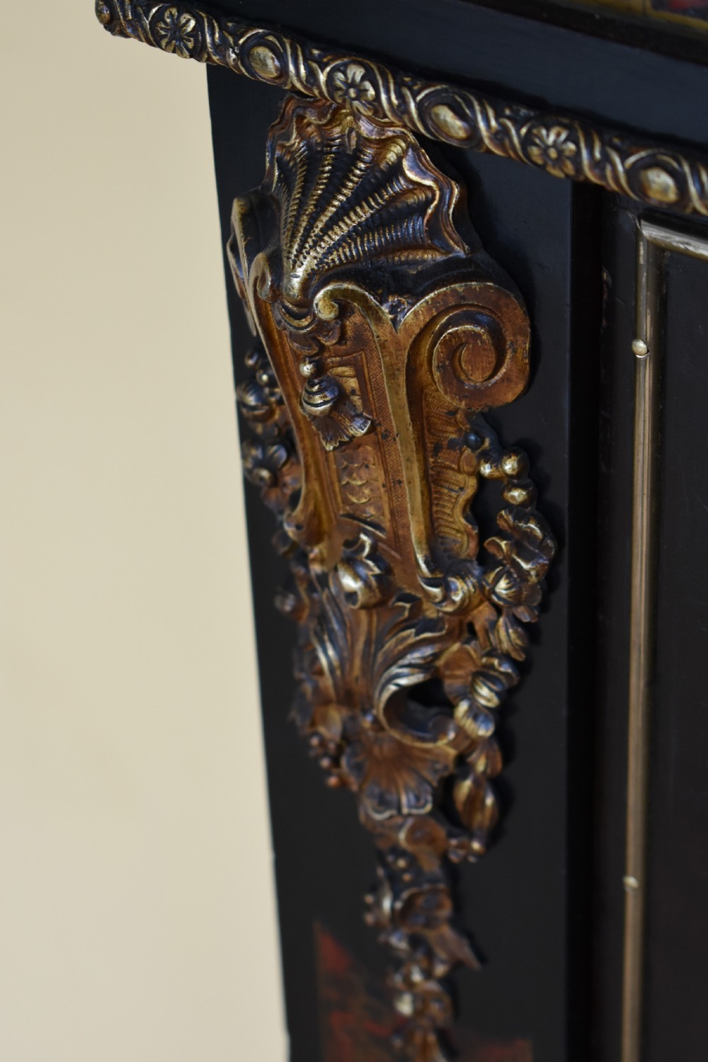 19th Century Victorian Boulle Pier Cabinet View IX