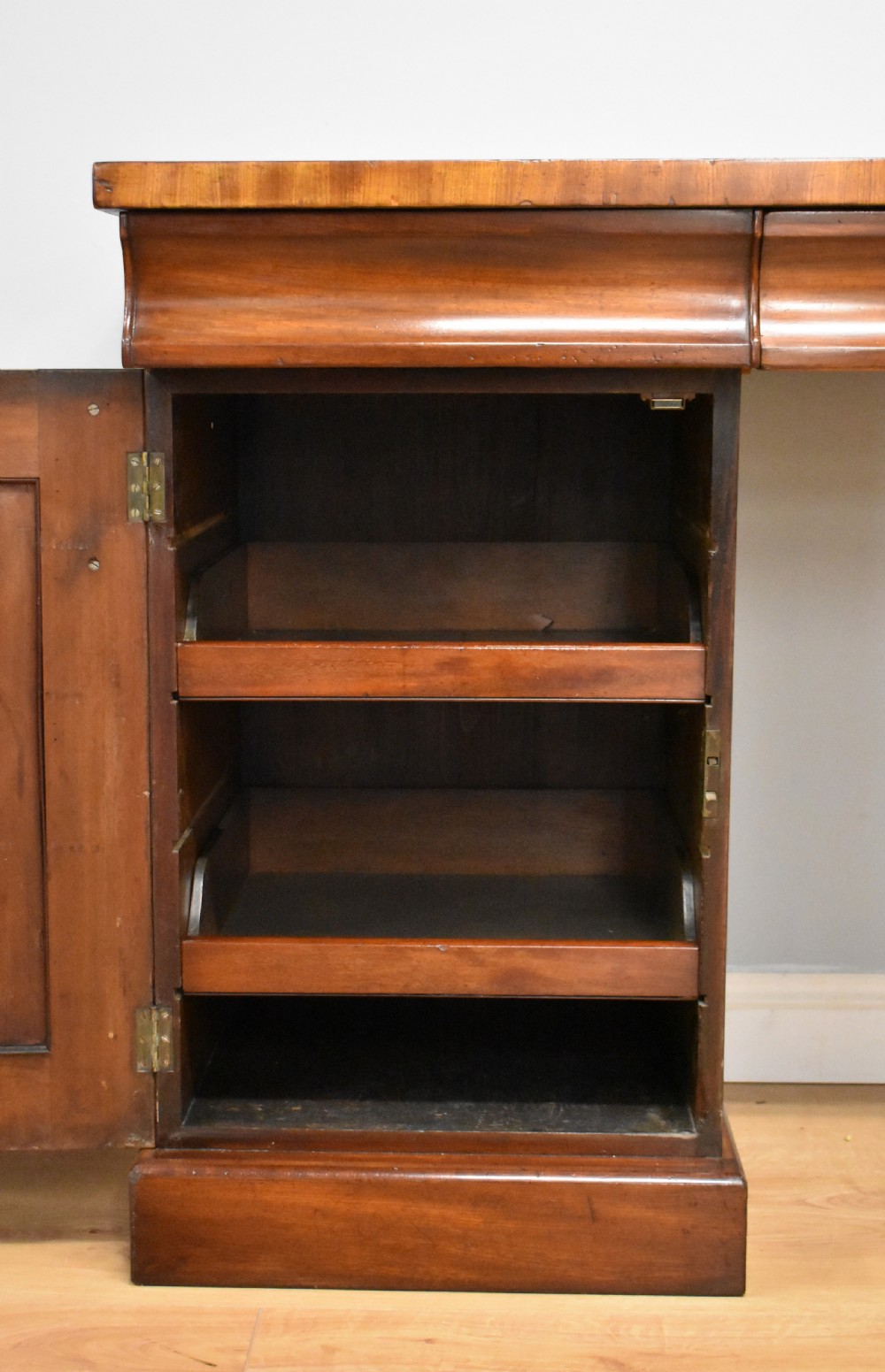 19th Century Victorian Mahogany Pedestal Sideboard View IV