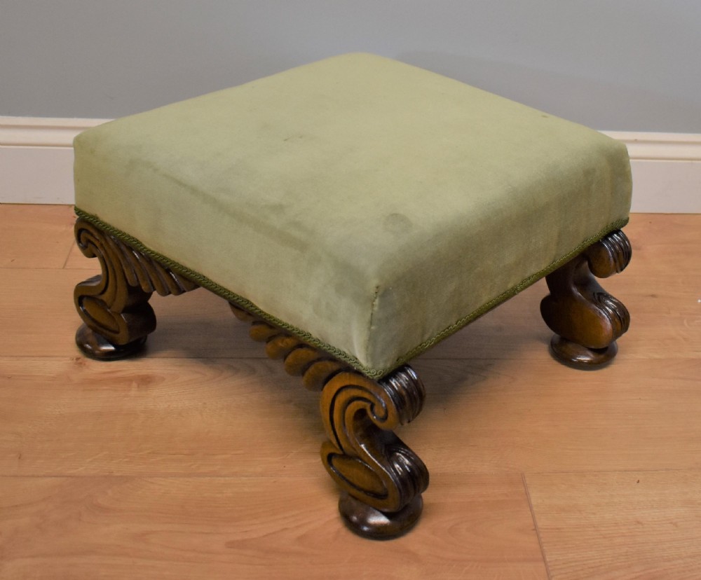 Regency Mahogany Footstool