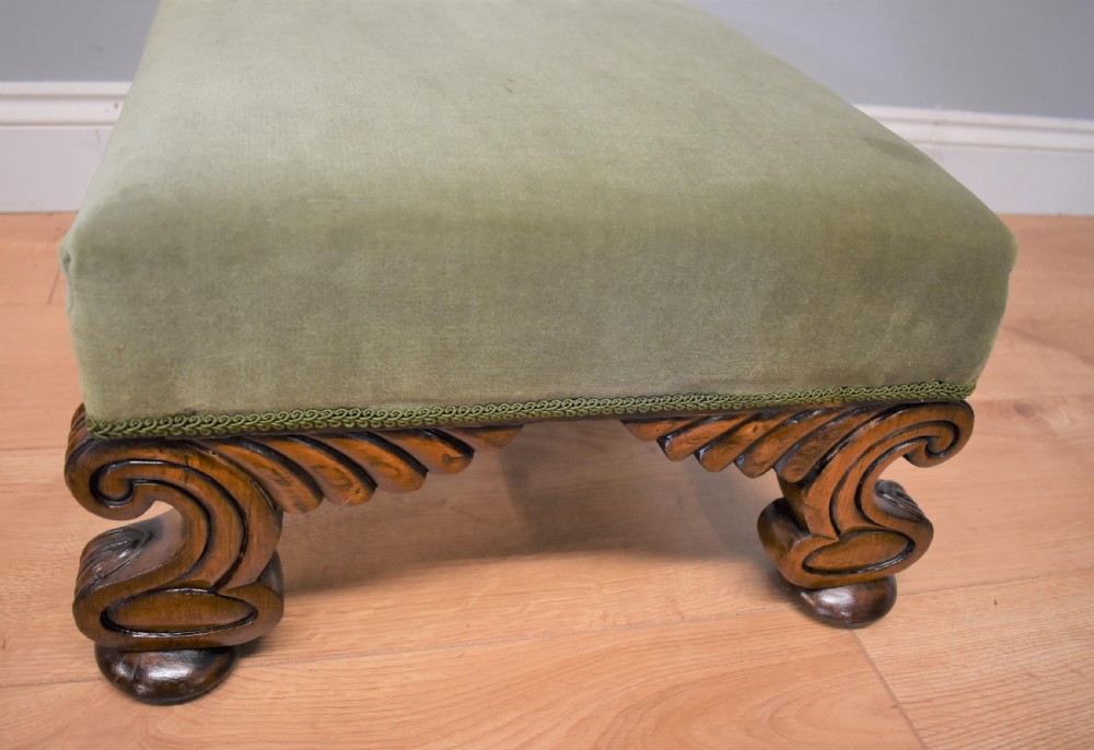 Regency Mahogany Footstool View III