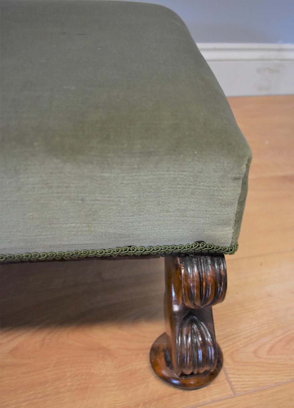 Regency Mahogany Footstool View V