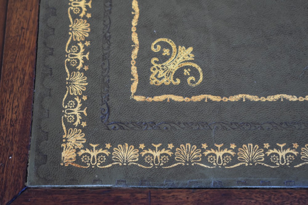 George III Mahogany Pedestal Desk  View VII