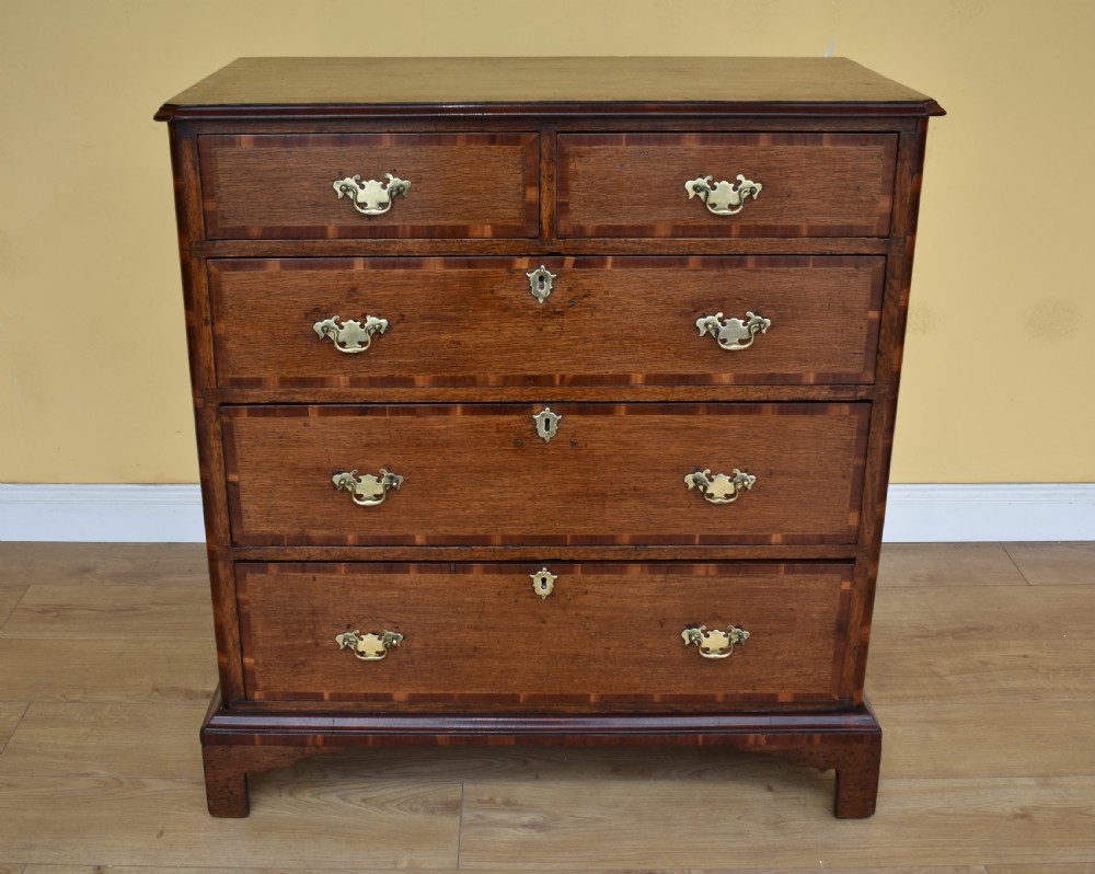 18th Century George III Oak Chest of Drawers View II