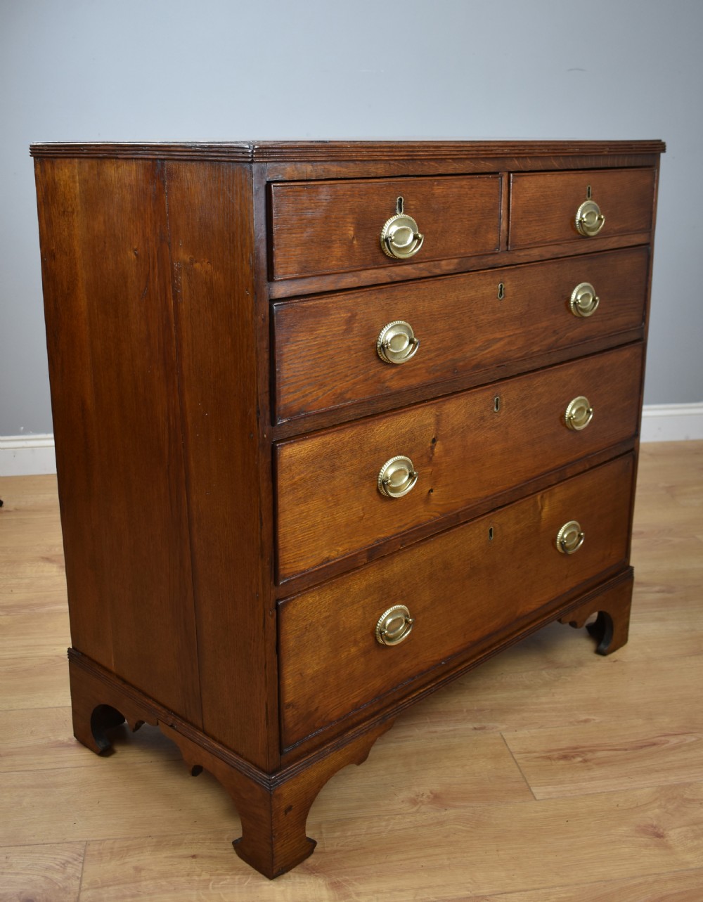 19th Century George III Oak Chest of Drawers