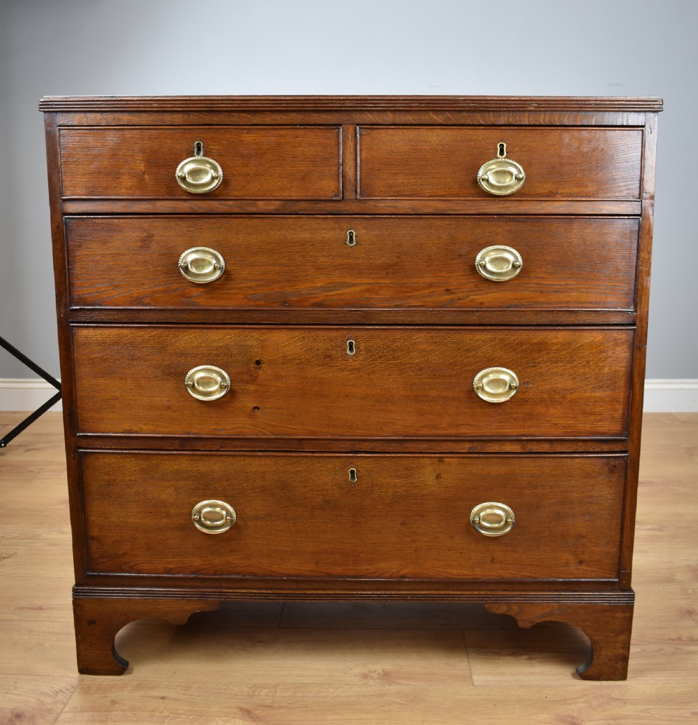 19th Century George III Oak Chest of Drawers View II
