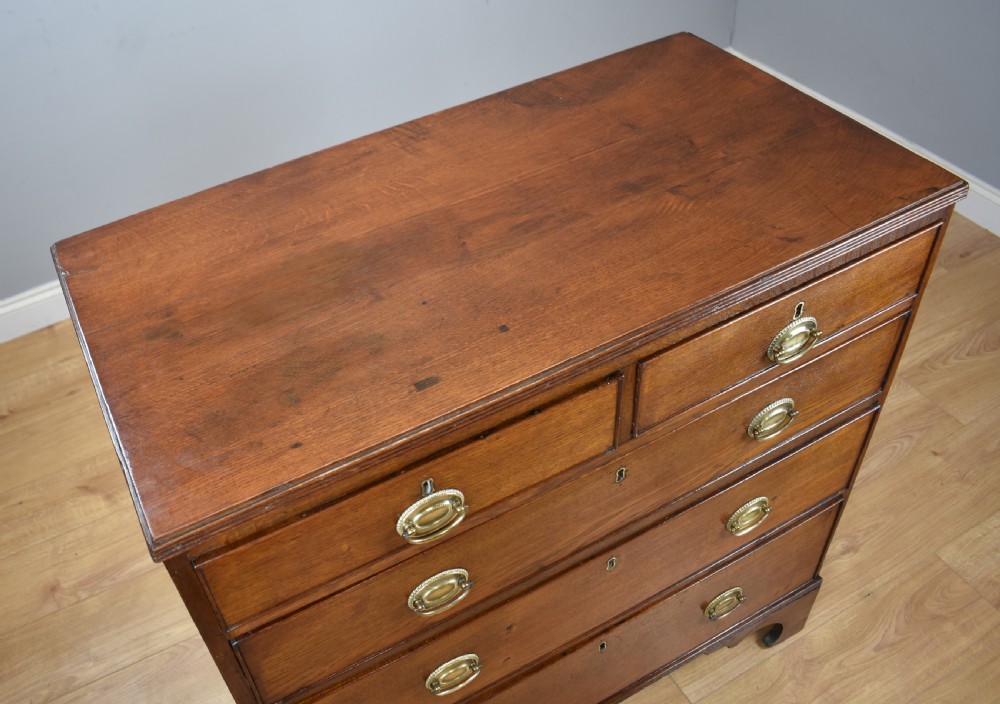 19th Century George III Oak Chest of Drawers View III
