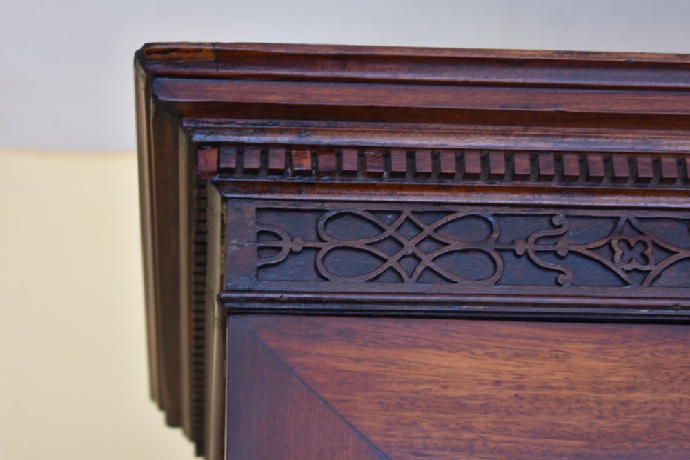 18th Century George III Mahogany Bureau Bookcase View X