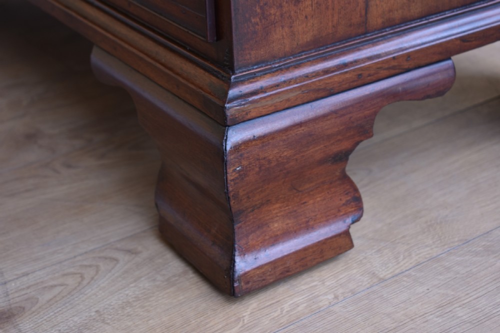 18th Century George III Mahogany Bureau Bookcase View XIII