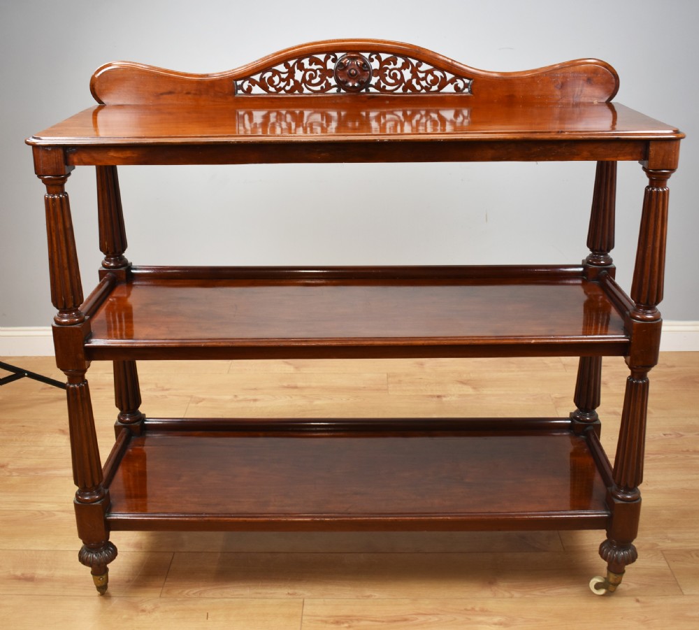 19th Century Victorian Mahogany Dumbwaiter  View II