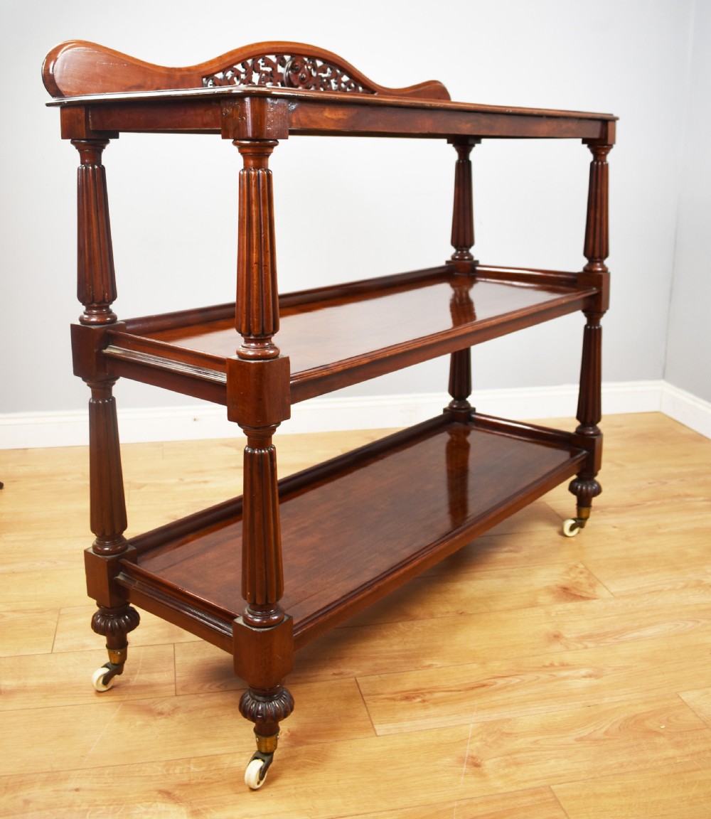 19th Century Victorian Mahogany Dumbwaiter  View III