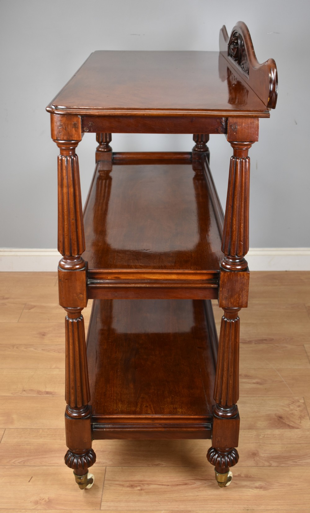 19th Century Victorian Mahogany Dumbwaiter  View V