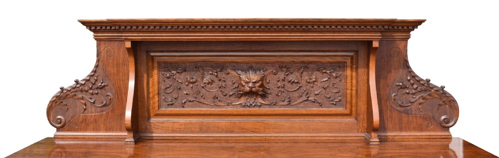 19th Century Victorian Pollard Oak Sideboard View II