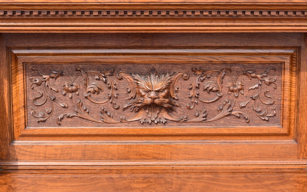 19th Century Victorian Pollard Oak Sideboard View III