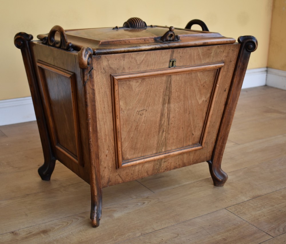 19th Century Continental Walnut Wine Cooler View III