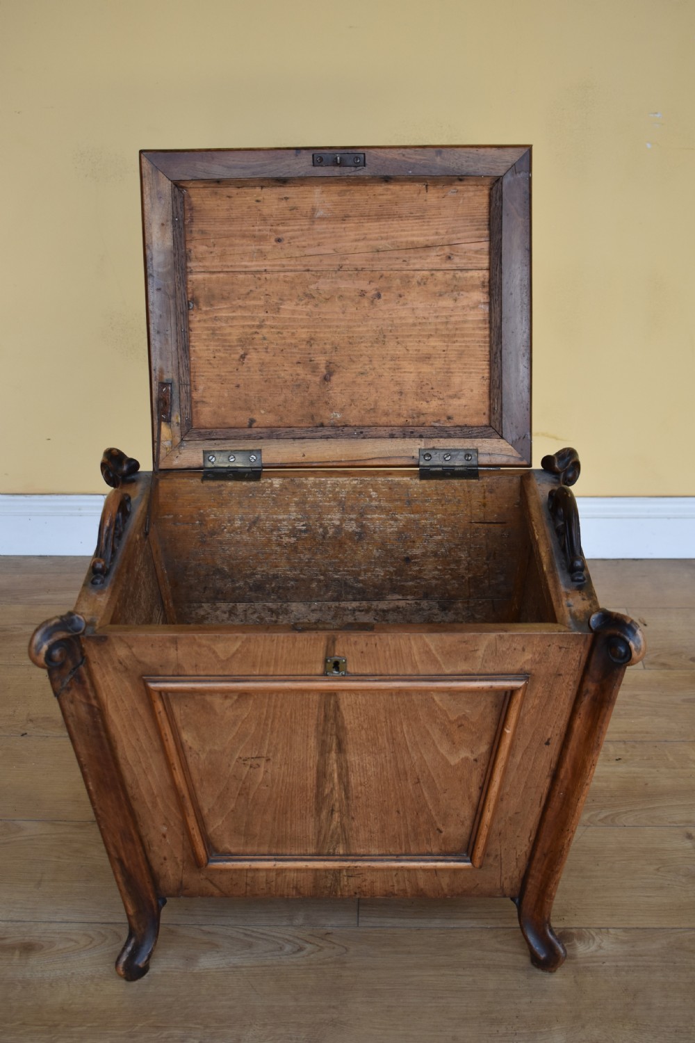 19th Century Continental Walnut Wine Cooler View V