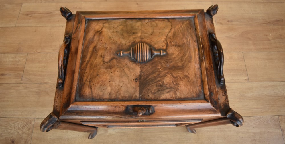 19th Century Continental Walnut Wine Cooler View VI