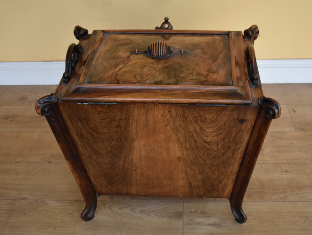 19th Century Continental Walnut Wine Cooler View VIII
