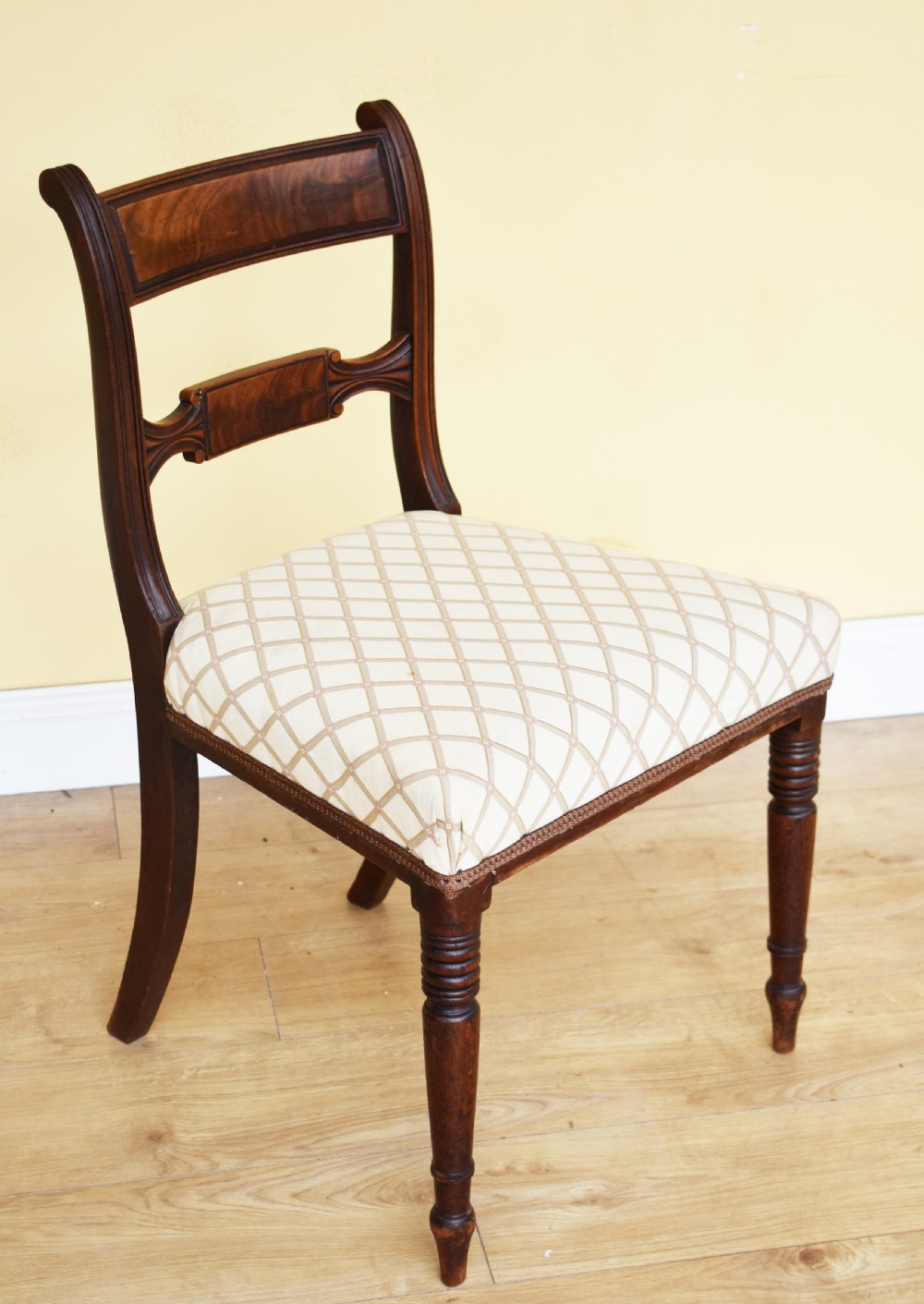 Set of 8 Regency Mahogany Dining Chairs View III