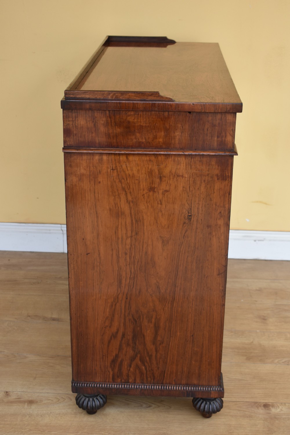19th Century Regency Rosewood Brass Inlaid Side Cabinet  View X