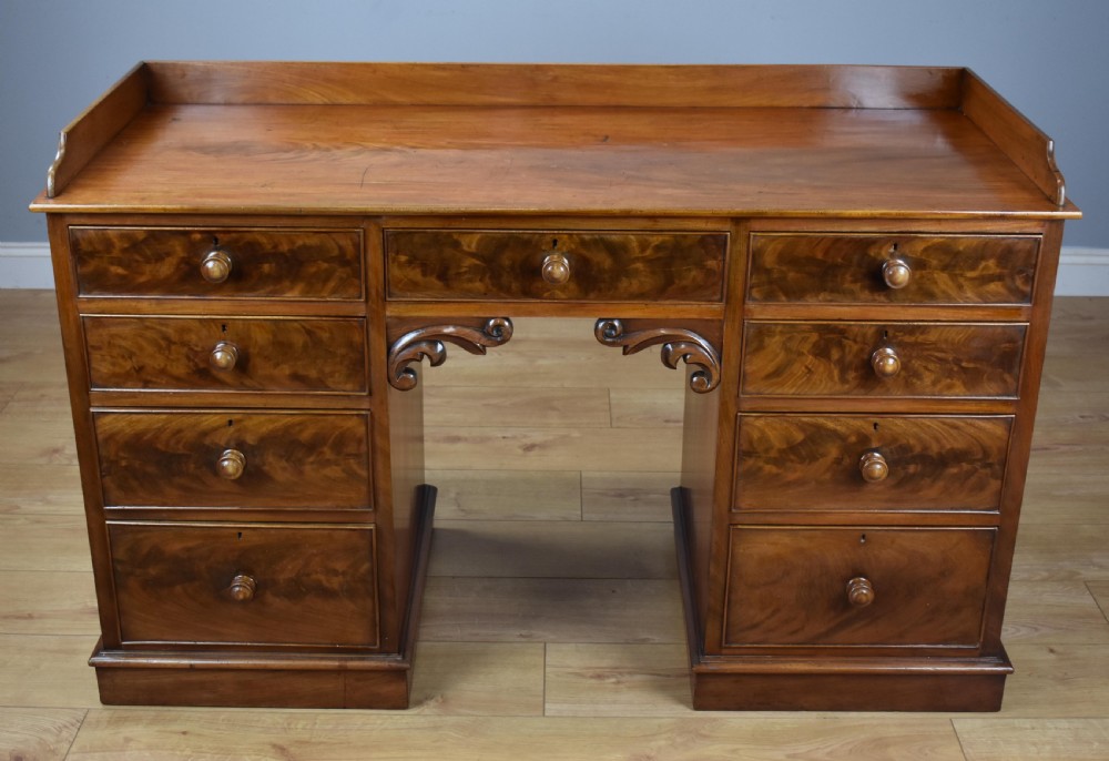 Victorian Mahogany writing table  View II