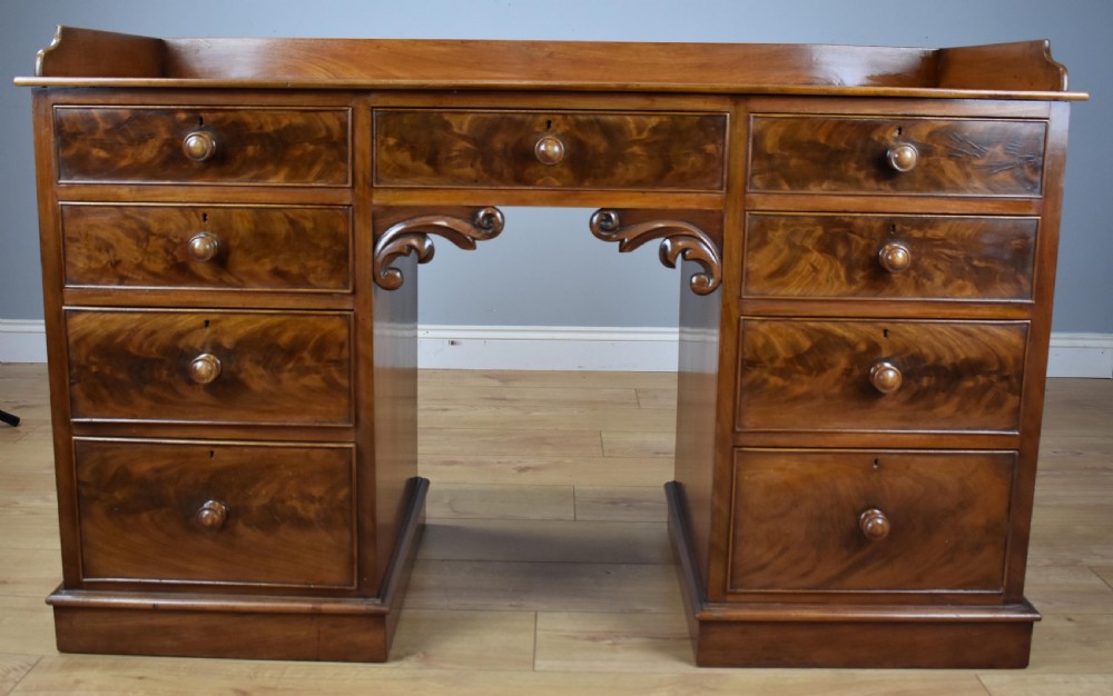 Victorian Mahogany writing table  View III