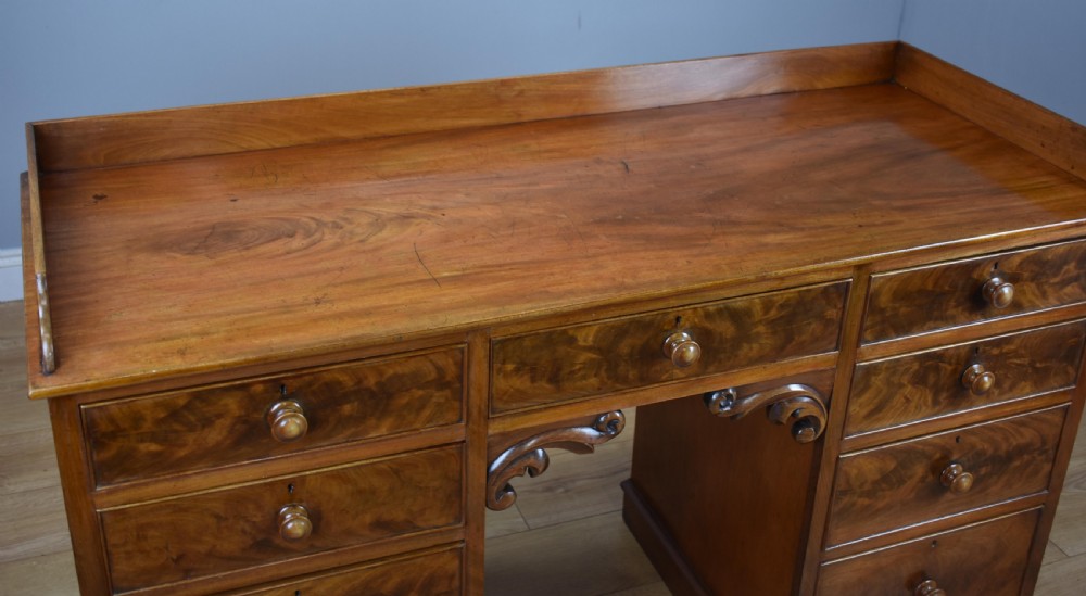 Victorian Mahogany writing table  View VII