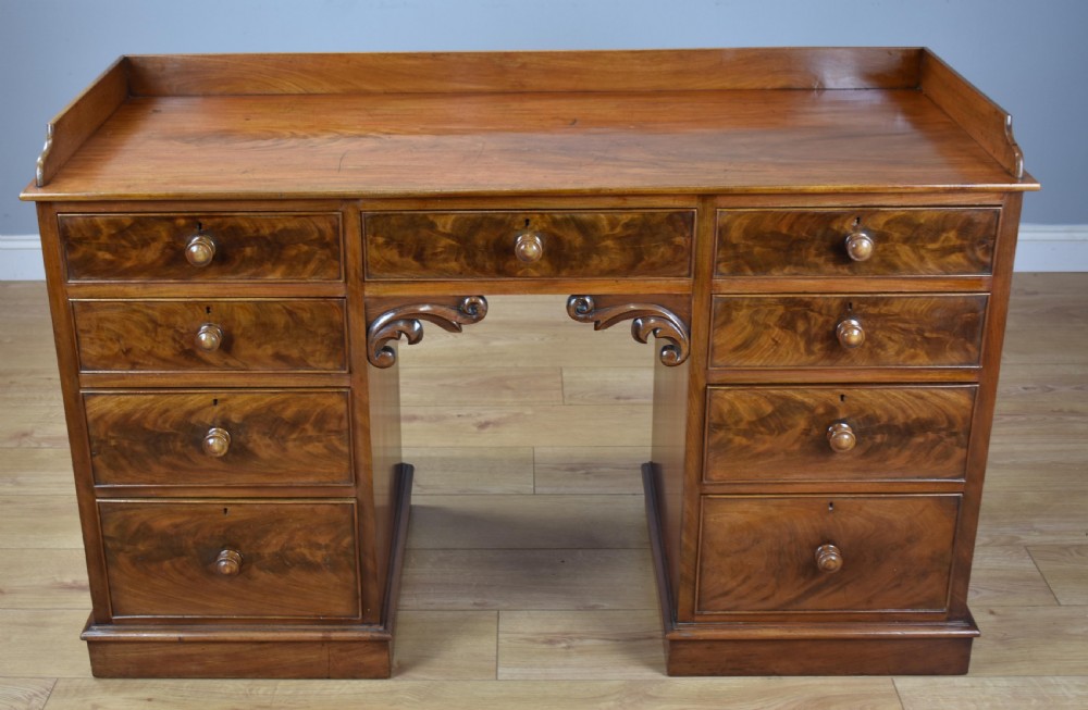 Victorian Mahogany writing table  View XI