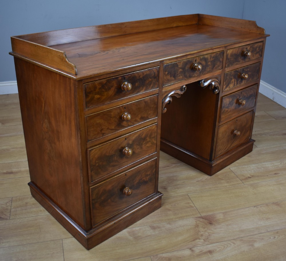 Victorian Mahogany writing table  View XII