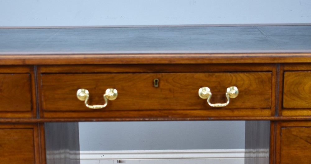 19th Century Victorian Mahogany Pedestal Desk View III