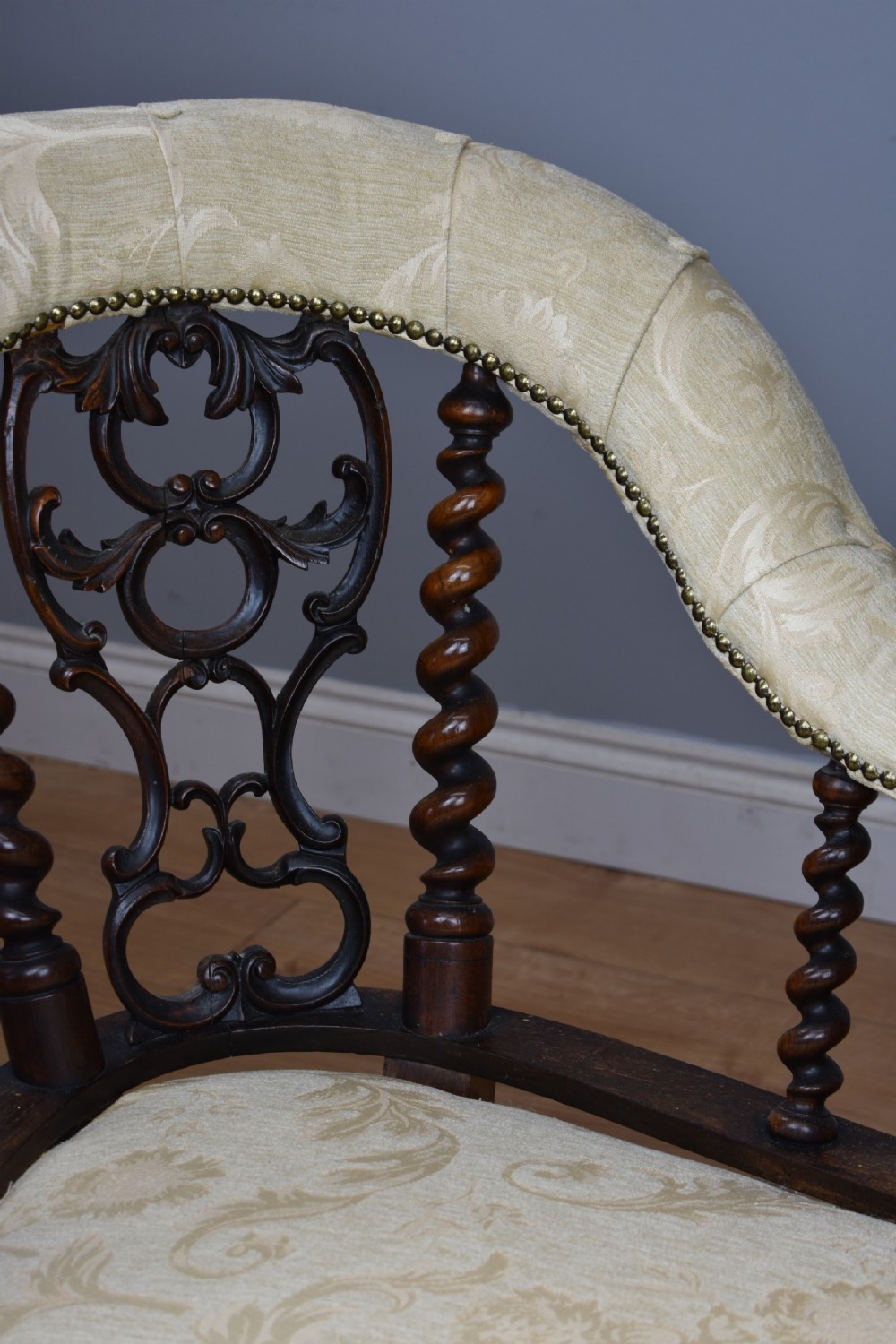 Victorian Rosewood Chaise lounge View IV