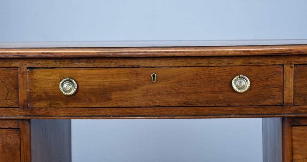 19th Century Victorian Mahogany Pedestal Desk View IV