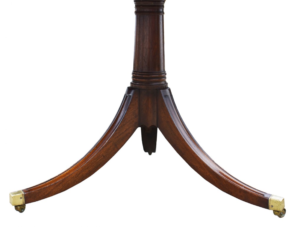 19th Century Mahogany Pedestal Dining Table View III