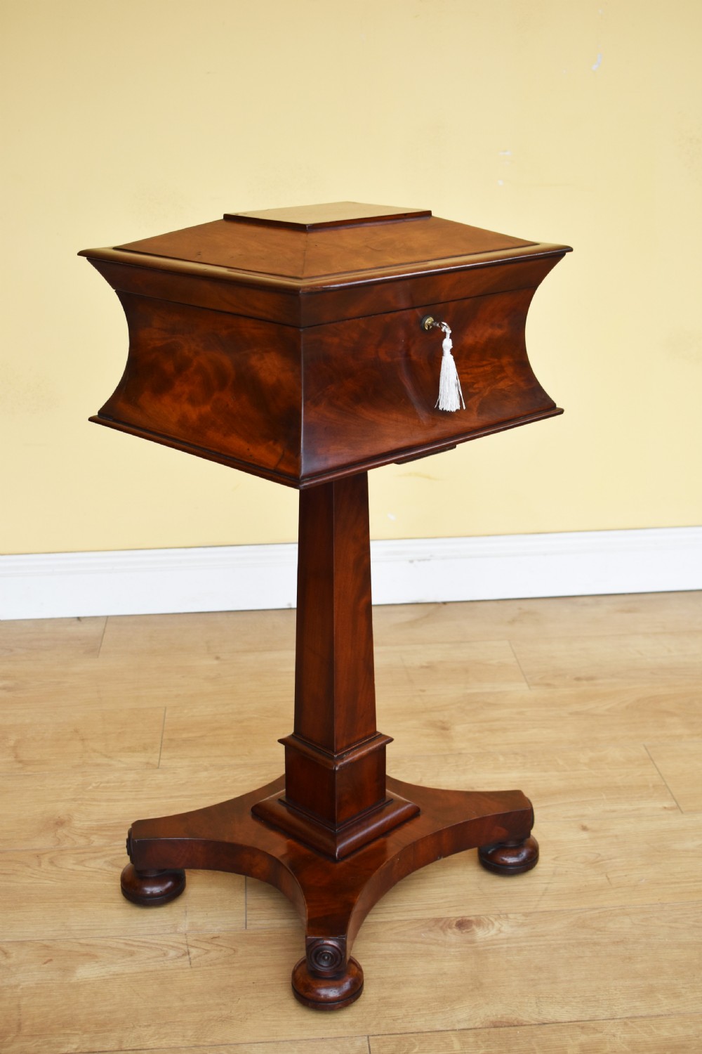19th Century William IV Mahogany Tea Poy