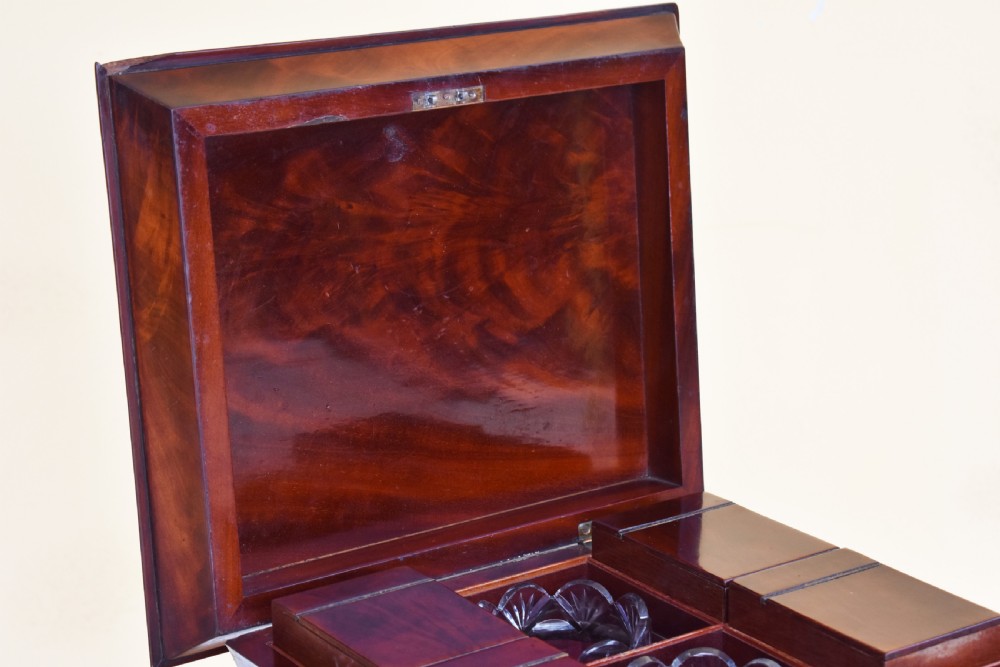 19th Century William IV Mahogany Tea Poy View VII