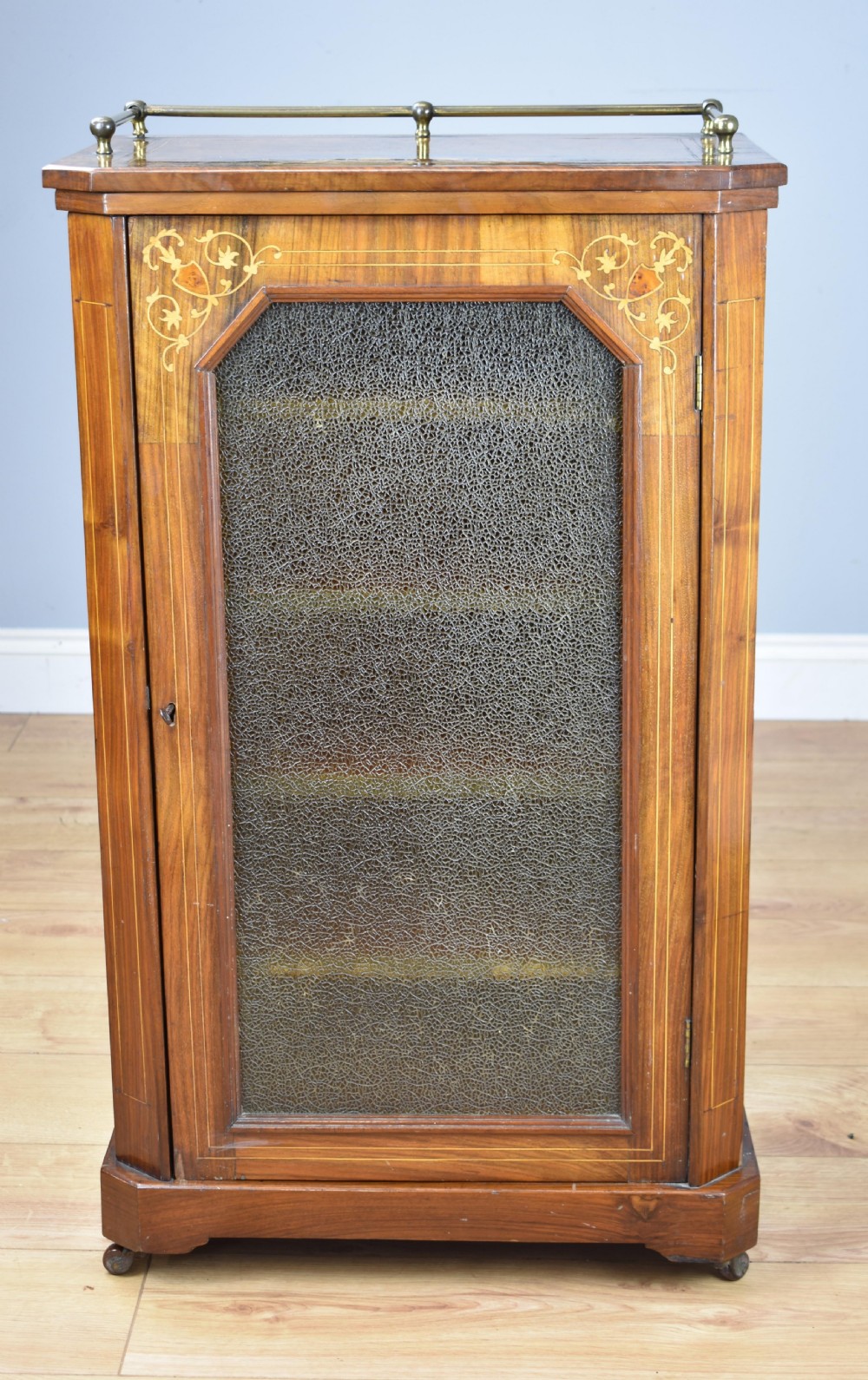 Victorian Walnut Music Cabinet View II