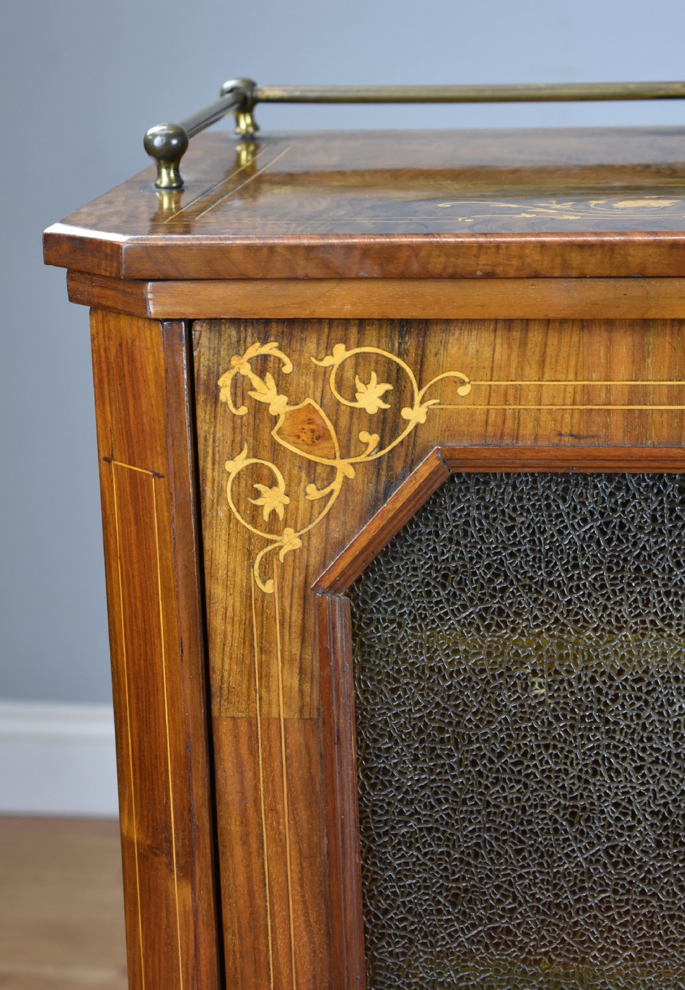 Victorian Walnut Music Cabinet View III