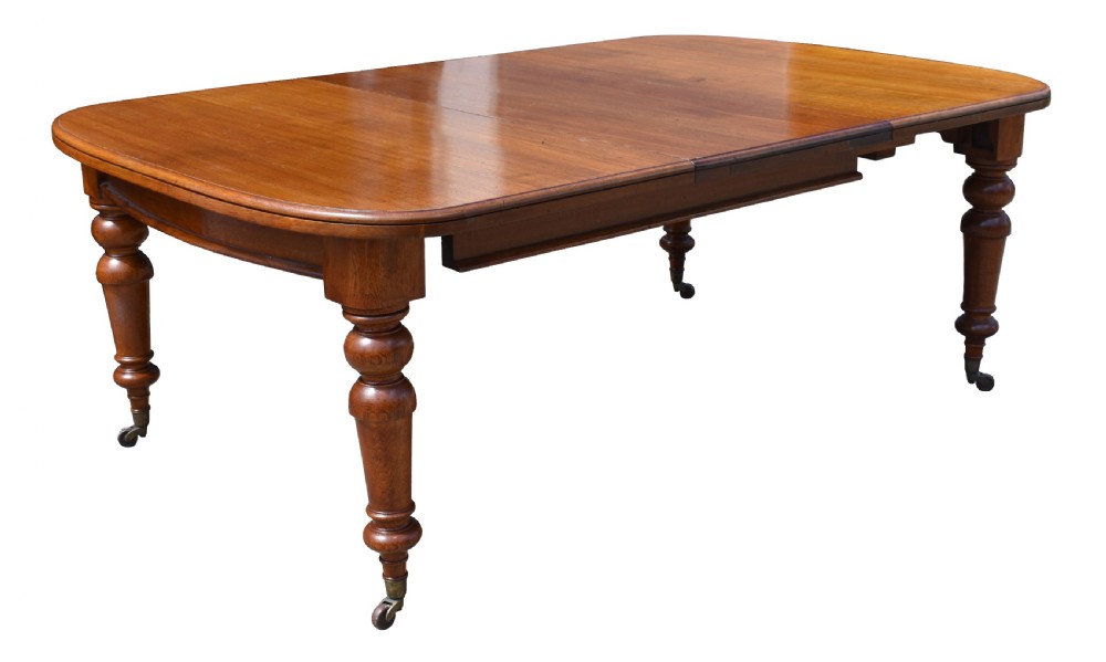 19th Century Victorian Oak Extending Dining Table  View III