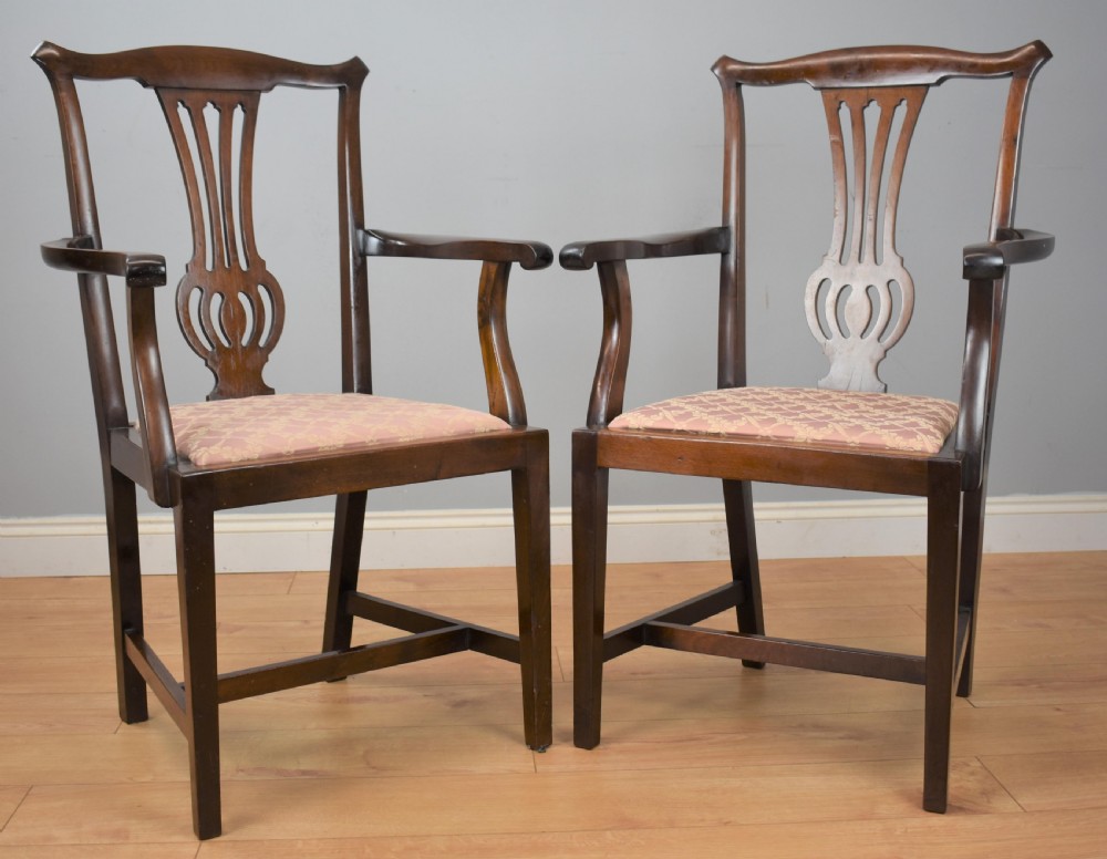 Set eight Edwardian dining chairs View VIII