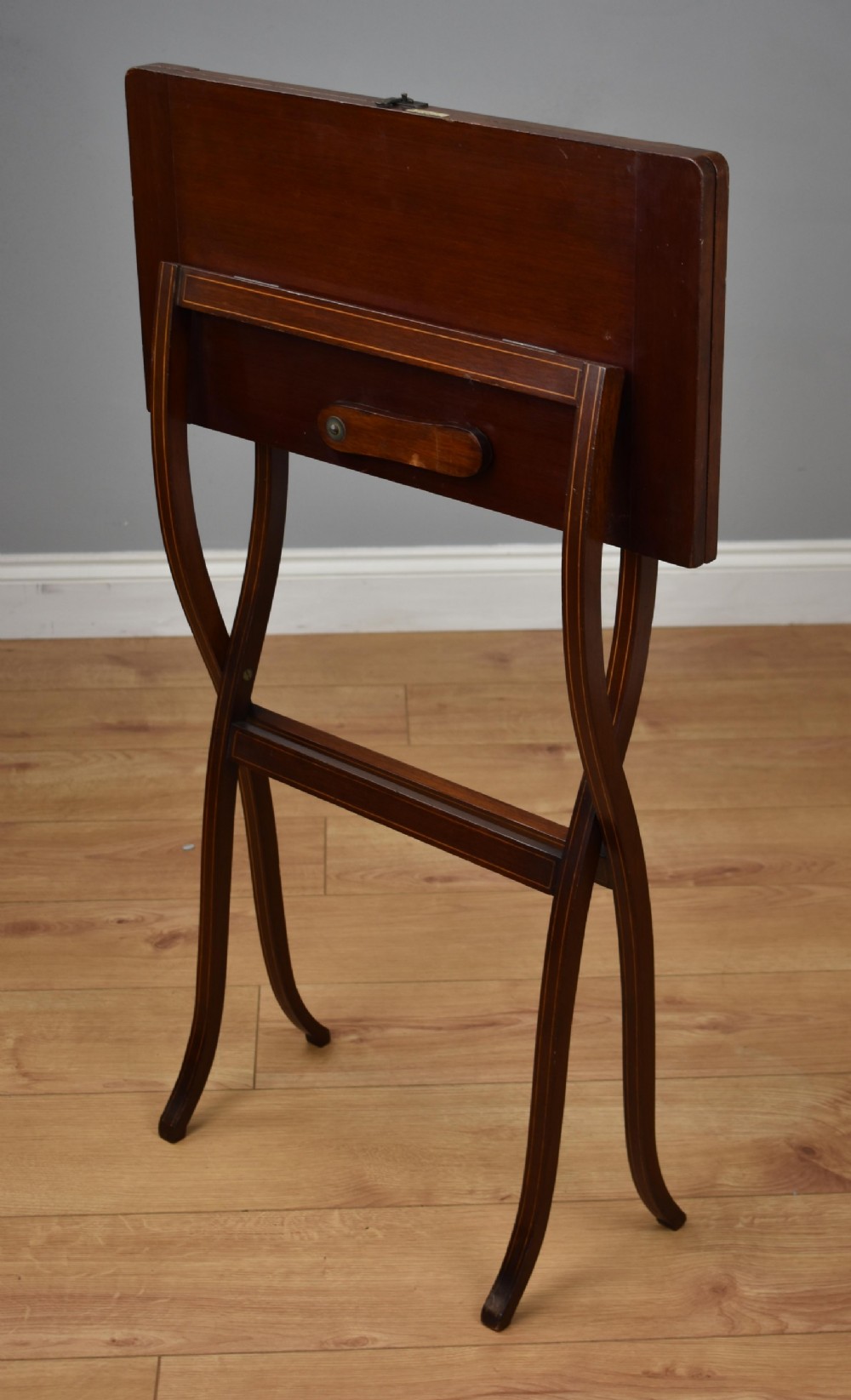Edwardian Mahogany Coaching-campaign table View IV