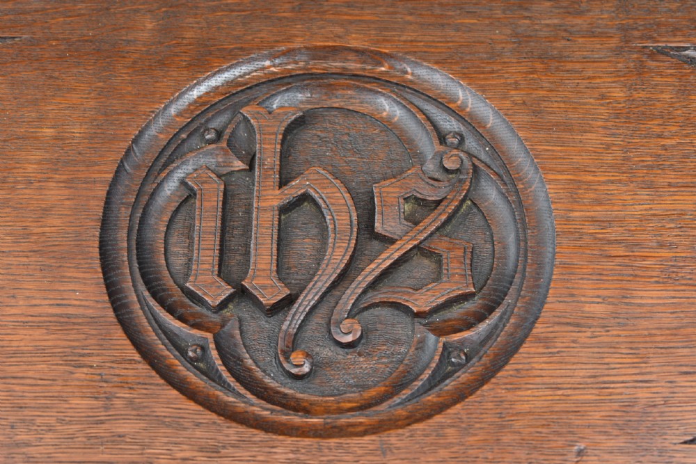 19th Century Oak Church Lectern praying-kneeling stand View VII