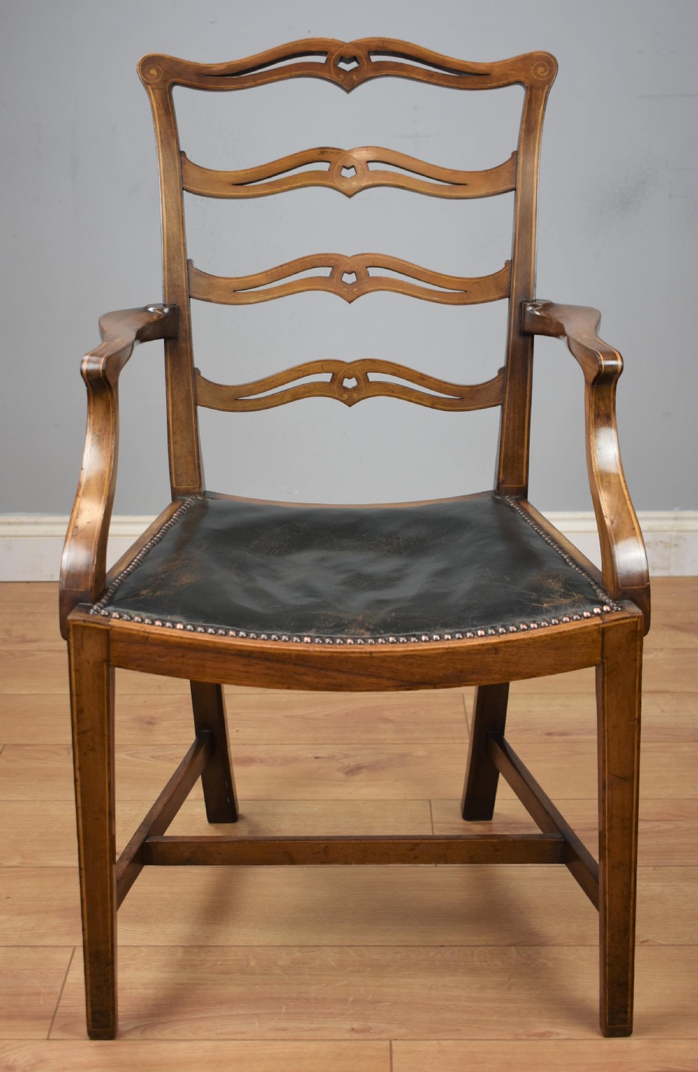 1920s Mahogany Desk Chair View III
