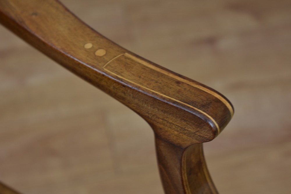 1920s Mahogany Desk Chair View V