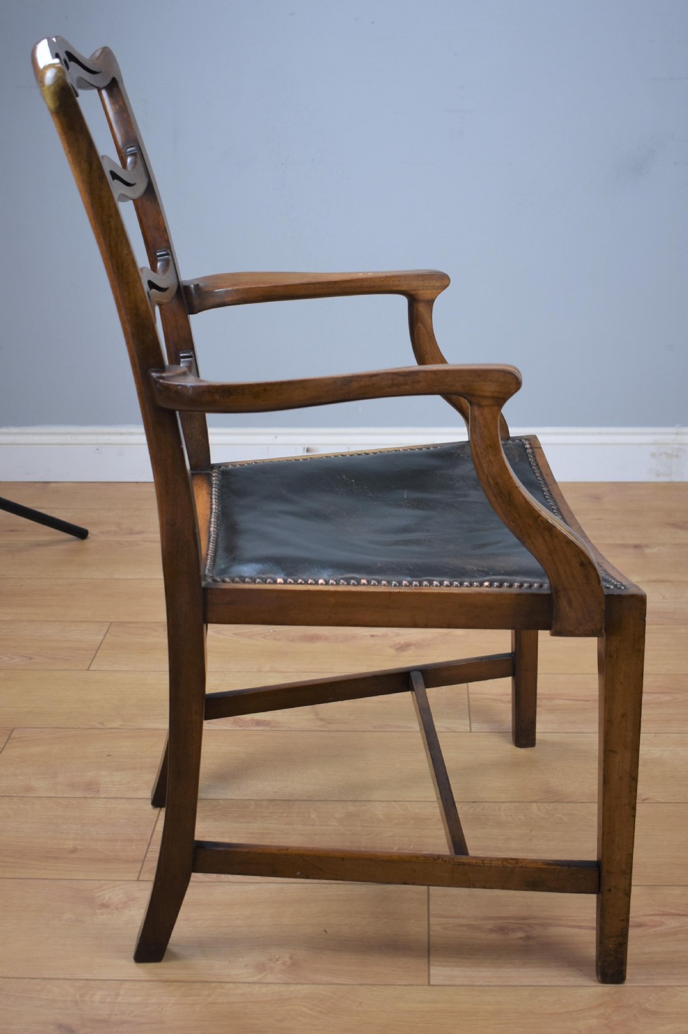 1920s Mahogany Desk Chair View VII