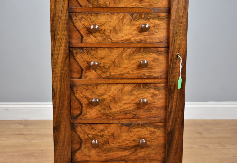 Victorian Walnut Wellington Chest View III